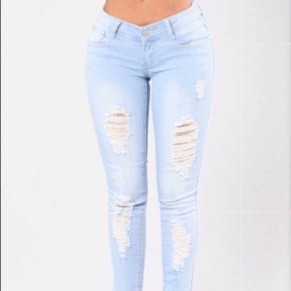 Fashion Nova Ripped Jeans